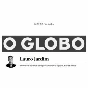 Imagem da coluna de Lauro Jardim, no Globo