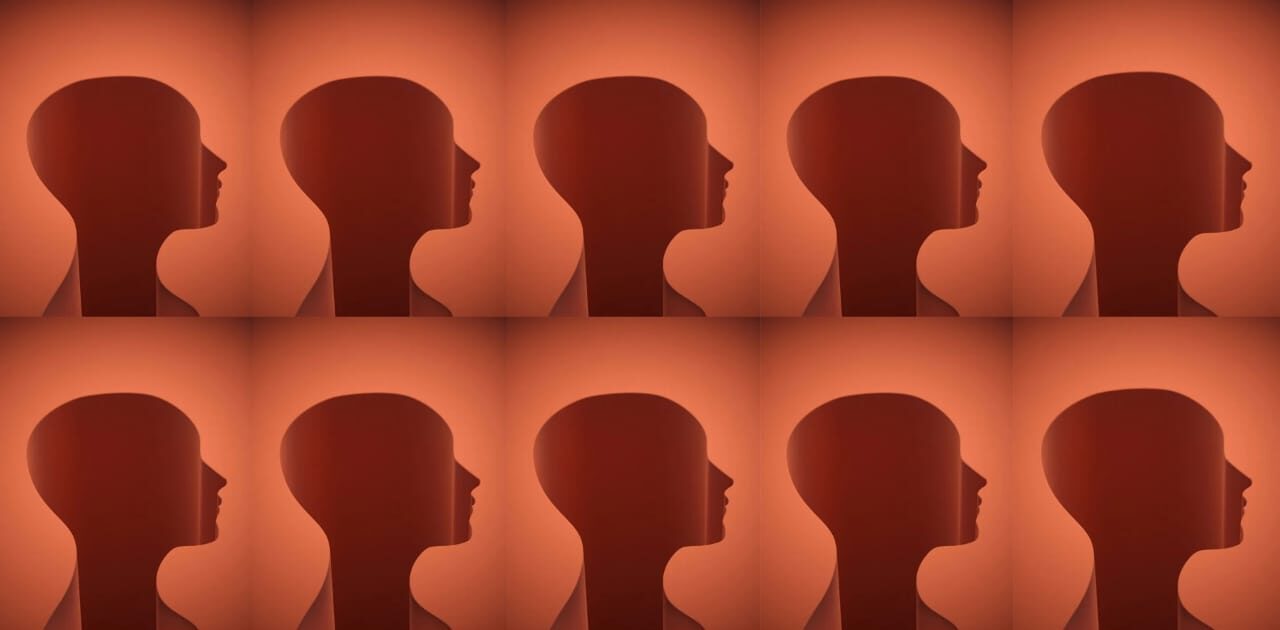 Ilustração de perfis de mulheres em silhueta sobre debate após massacre no CAnadá