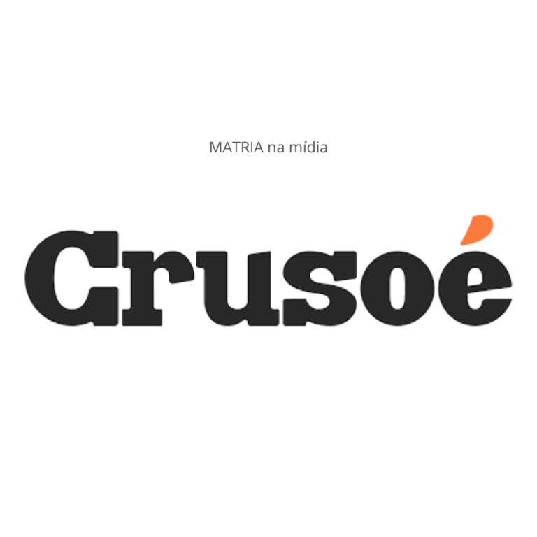Logo da revista Crusoé, que entrevistou Celina Lazzari, diretora da MATRIA, sobre Erika Hilton
