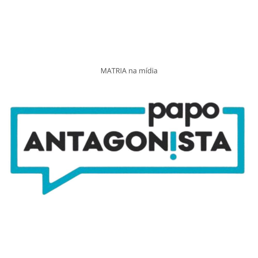 Logo do programa Papo Antagonista que entrevistou diretora da MATRIA