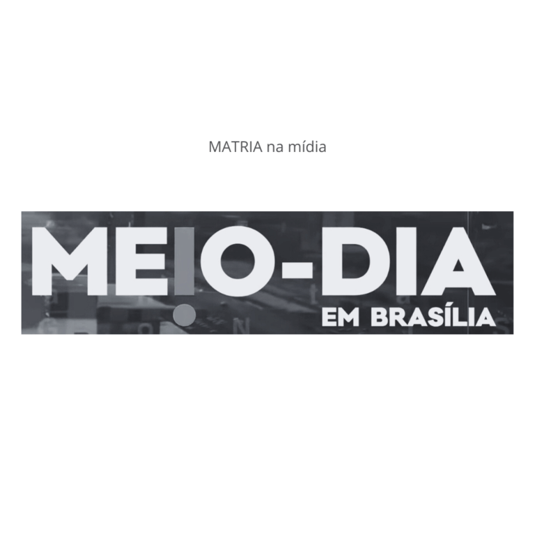 Logo do programa Meio Dia em Brasília do Portal Antagonista, que entrevistou Celina Lazzari sobre Erika Hilton
