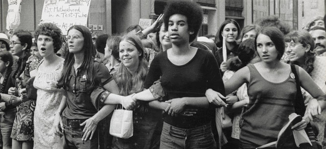 Mulheres em protesto