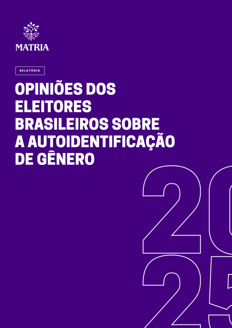 Capa do documento: Resultados da 1ª Pesquisa Nacional de Opinião sobre Identidade de gênero