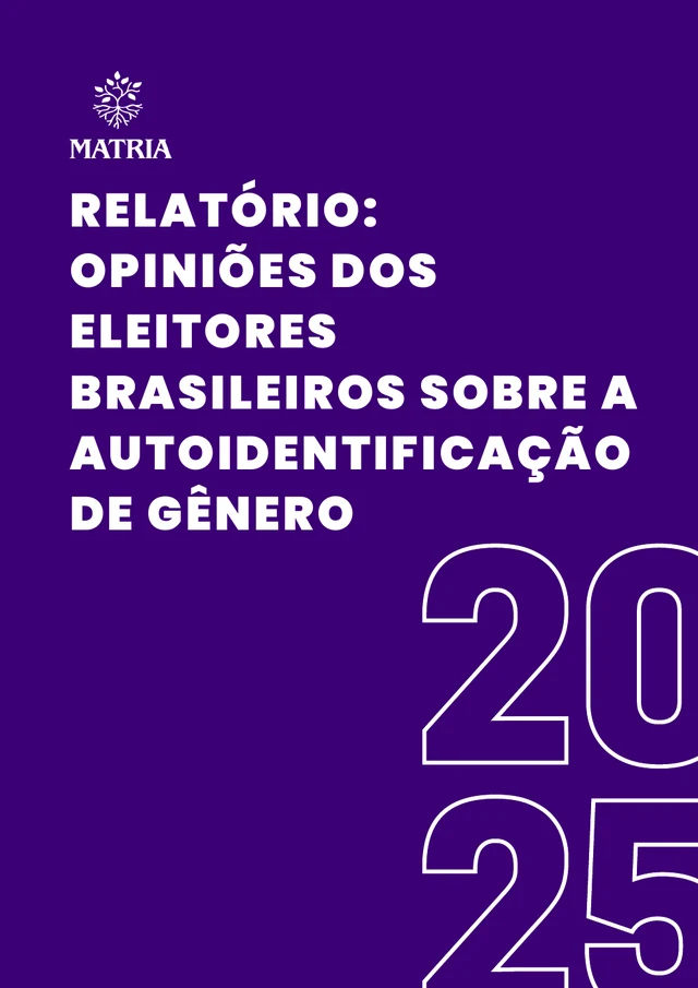 Capa do documento: Resultados da 1ª Pesquisa Nacional de Opinião sobre Identidade de gênero